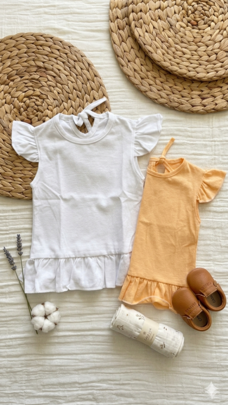 MUSCULOSA MINI VOLADO