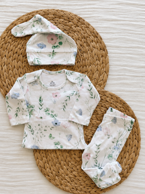 KIT RECIEN NACIDO MINI FLORAL